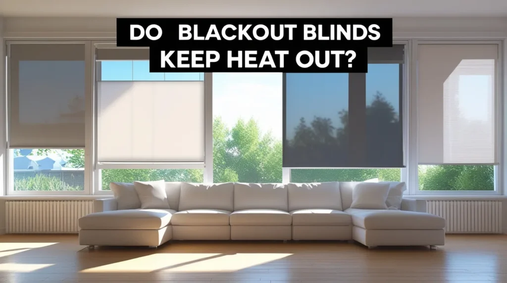 do blackout blinds keep heat out
