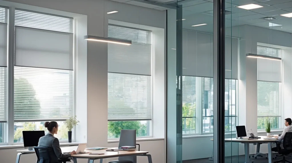 How Office Window Coverings Improve Lighting and Privacy