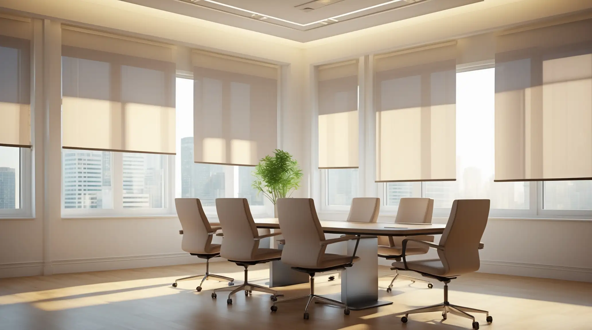 conference room window blinds