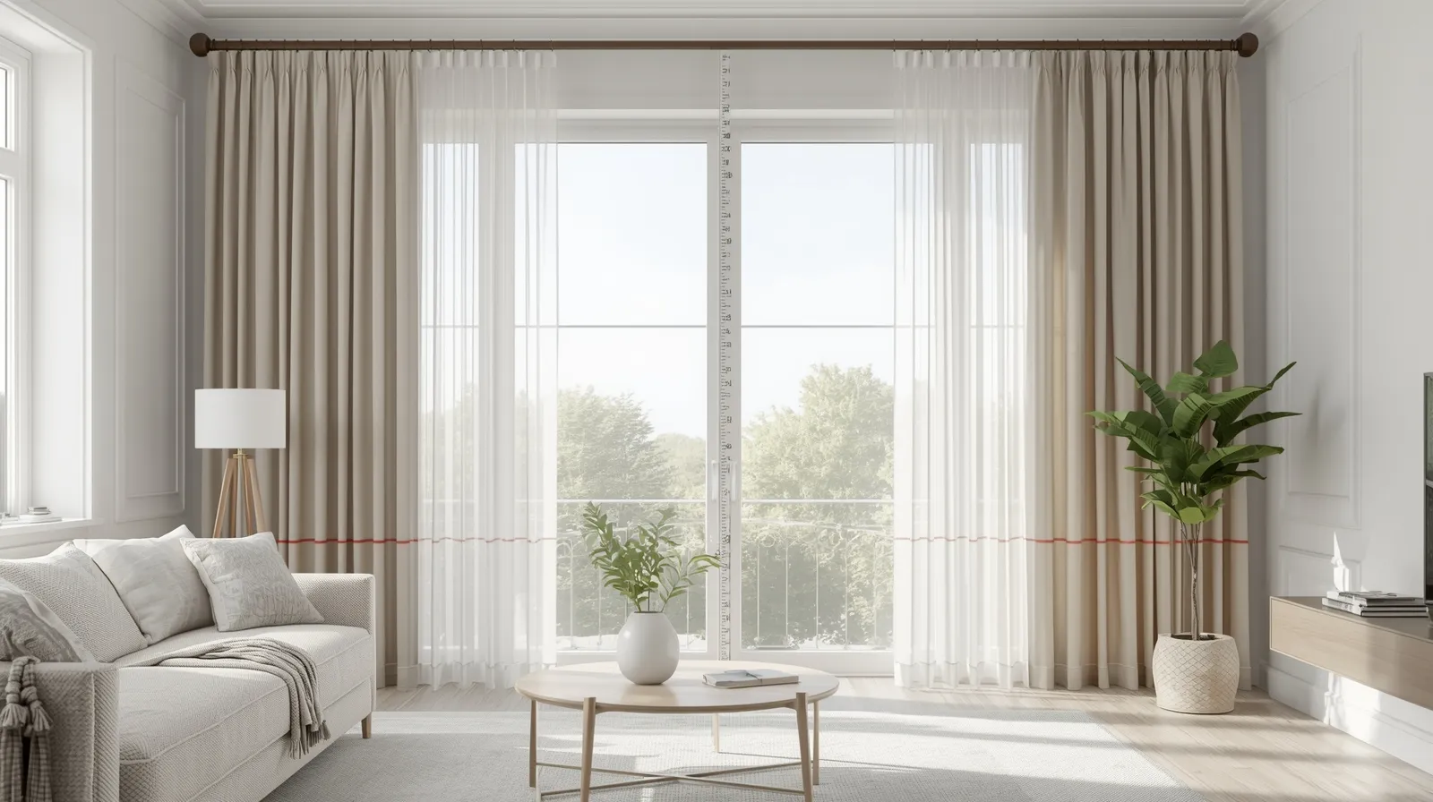 how to measure for drapery